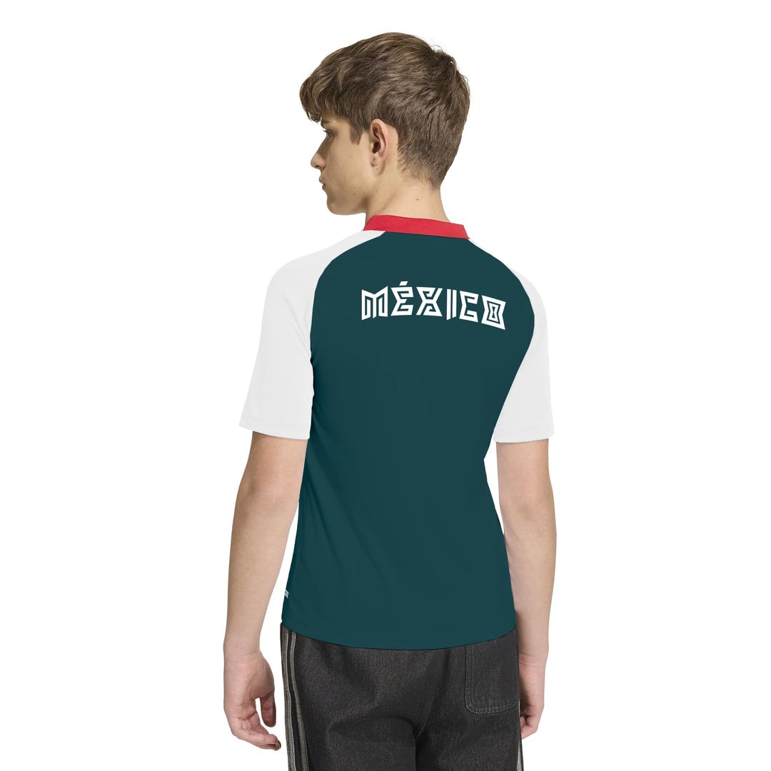 Mexico National Team adidas Youth 2026 Pre-Match Top - Green