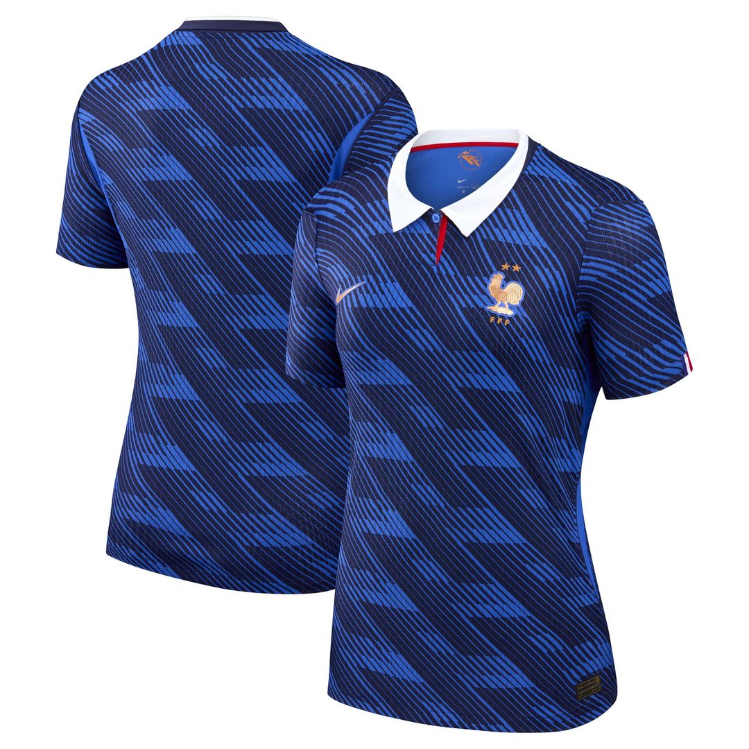 France National Team Nike Women's 2026 Home Match Authentic Jersey - Blue