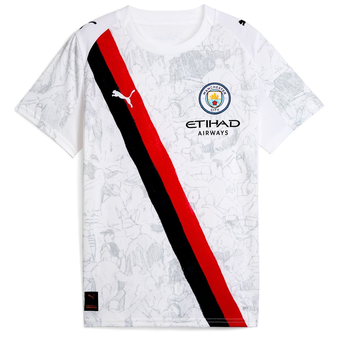 Manchester City Puma x KidSuper Youth 2025 FIFA Club World Cup Replica Jersey - White
