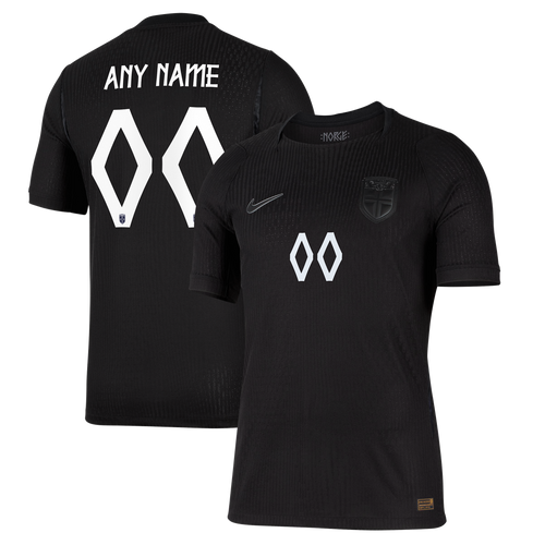 Norway National Team Nike 2026 Away Match Authentic Custom Jersey - Black