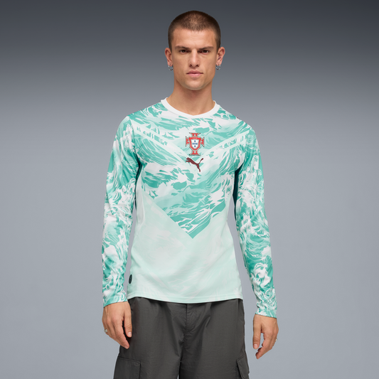 Portugal National Team Puma 2026 Away Replica Long Sleeve Jersey - White