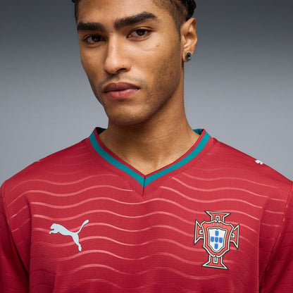 Portugal National Team Puma 2026 Home Replica Long Sleeve Jersey - Red