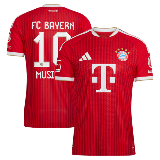 Jamal Musiala Bayern Munich adidas 2026/27 Home On-Field Authentic Jersey - Red