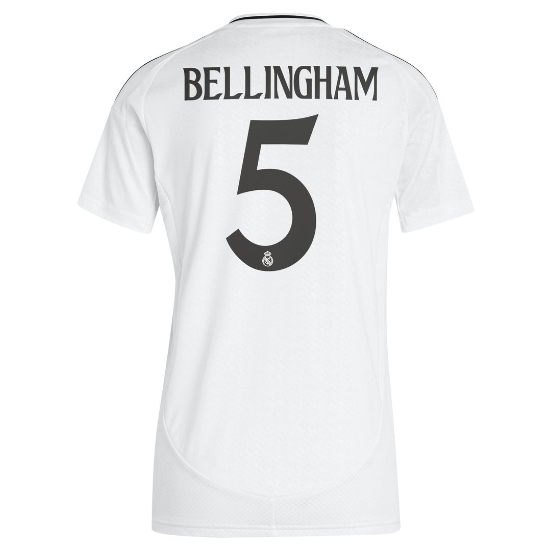Jude Bellingham Real Madrid adidas Originals Women's 2024/25 Third Replica Player Jersey - Charcoal