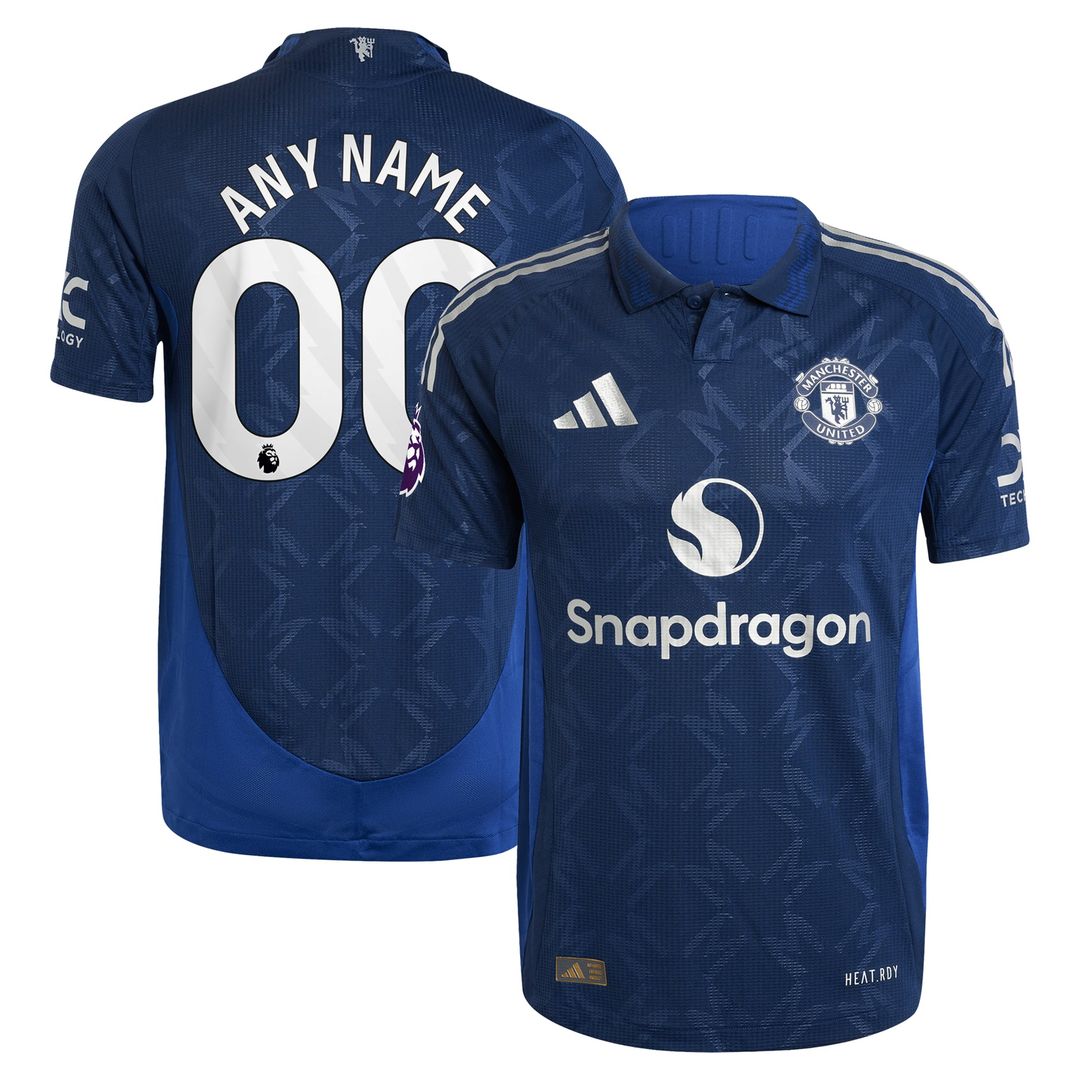 Manchester United adidas 2024/25 Home Authentic Custom Jersey - Red