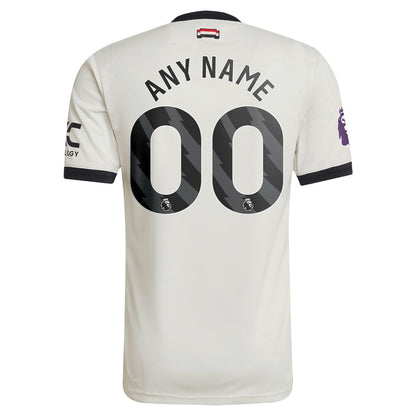 Manchester United adidas Originals  2024/25 Third Custom Authentic Jersey - Cream