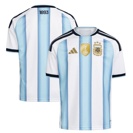 Argentina National Team adidas Youth 2026 Home Replica Jersey - White