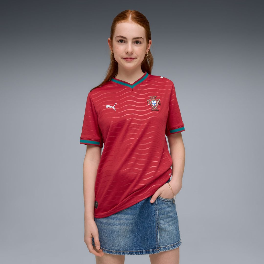 Portugal National Team Puma Youth 2026 Home Replica Jersey - Red