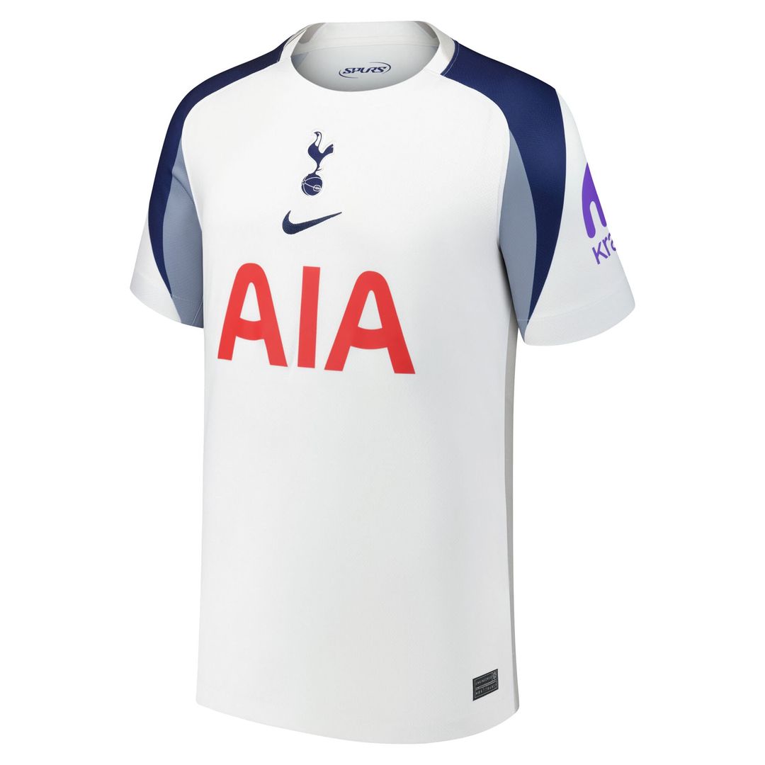 Tottenham Hotspur Nike Youth 2025/26 Home Replica Custom Jersey - White