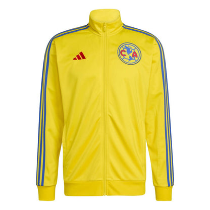 Club America adidas 2025/26 DNA Alphaskin Full-Zip Track Jacket - Yellow