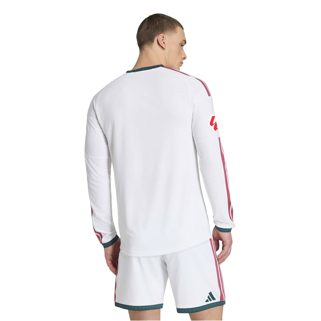 Real Madrid adidas 2026/27 Home On-Field Authentic Patch Long Sleeve Jersey - White