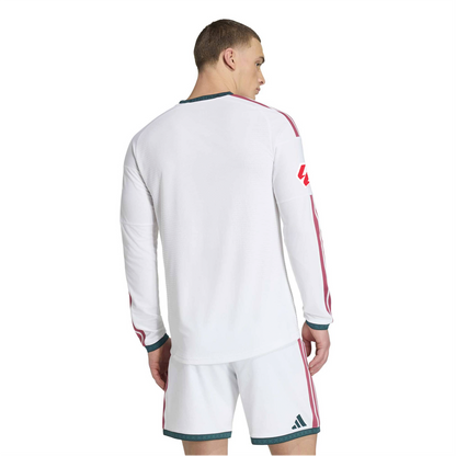 Real Madrid adidas 2026/27 Home On-Field Authentic Patch Long Sleeve Jersey - White