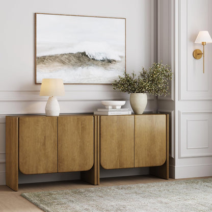Mid-Century Storage Cabinet – Modern Entryway & Living Room Organize