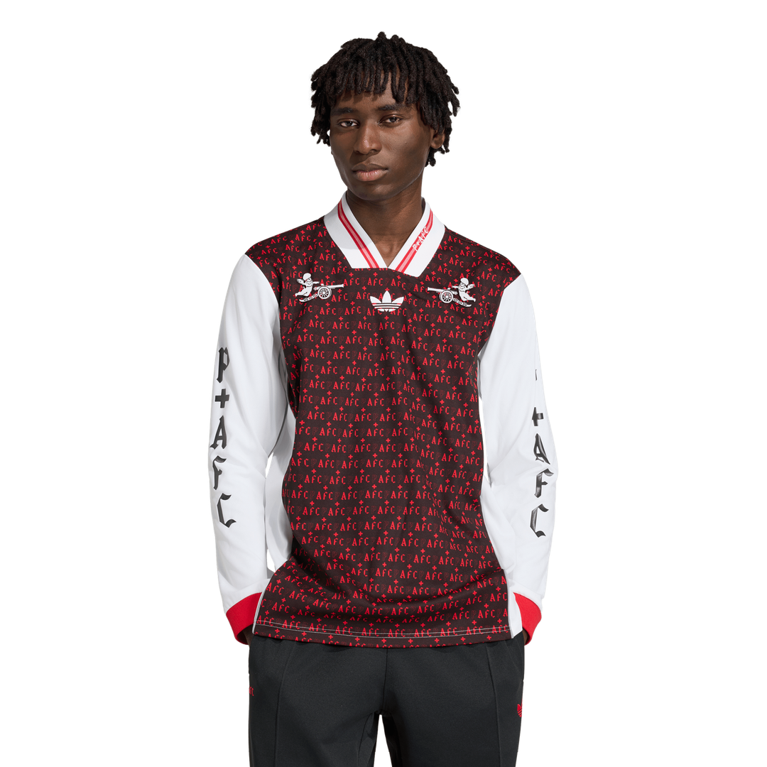 Arsenal x Places+Faces adidas Lifestyler Long Sleeve Fashion Jersey - Black