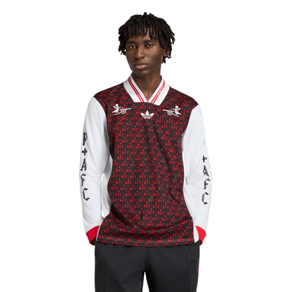 Arsenal x Places+Faces adidas Lifestyler Long Sleeve Fashion Jersey - Black