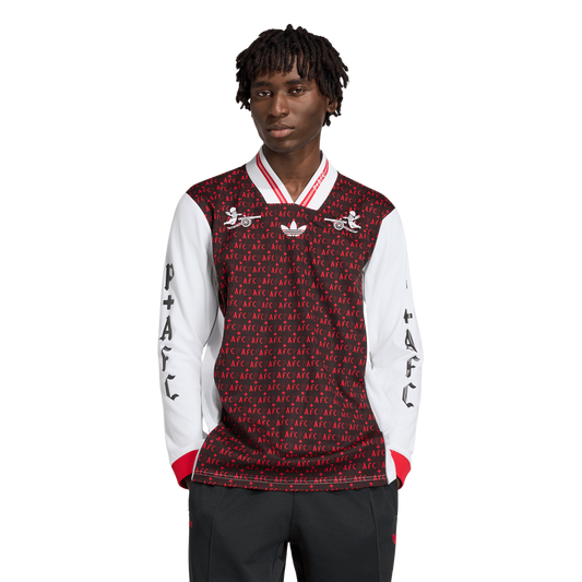Arsenal x Places+Faces adidas Lifestyler Long Sleeve Fashion Jersey - Black