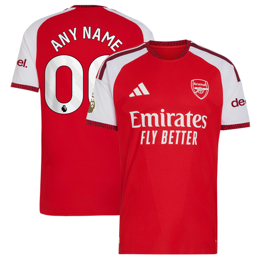 Arsenal adidas 2026/27 Home Authentic Custom Jersey - Red
