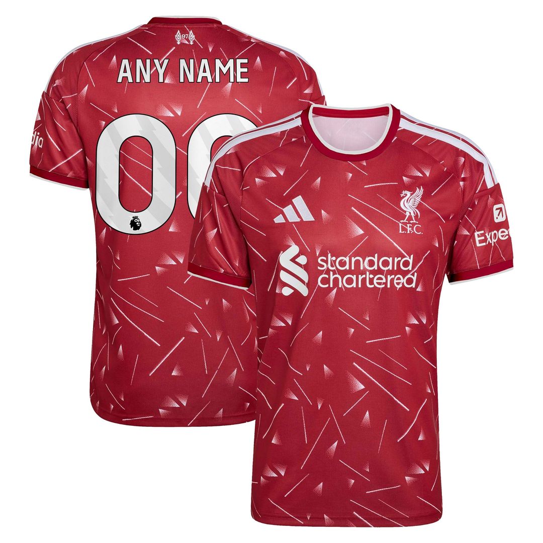Liverpool adidas 2026/27 Home Replica Custom Jersey - Red