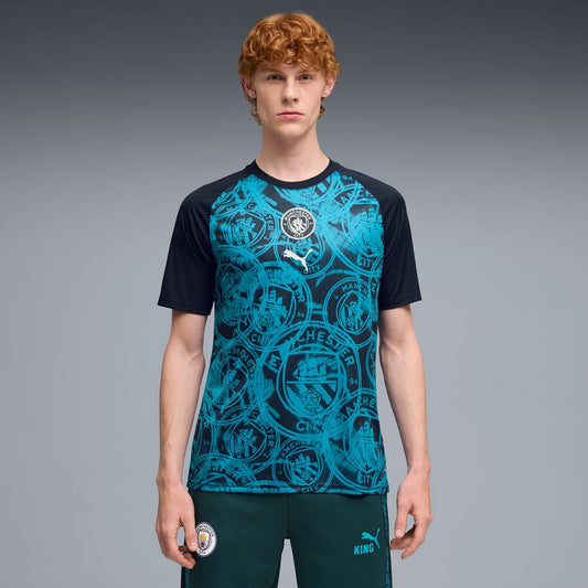 Manchester City Puma 2026/27 Pre-Match Top - Navy
