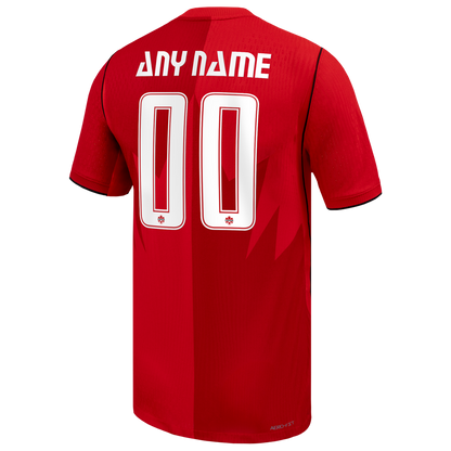 Canada Soccer Nike 2026 Home Match Authentic Custom Jersey - Red