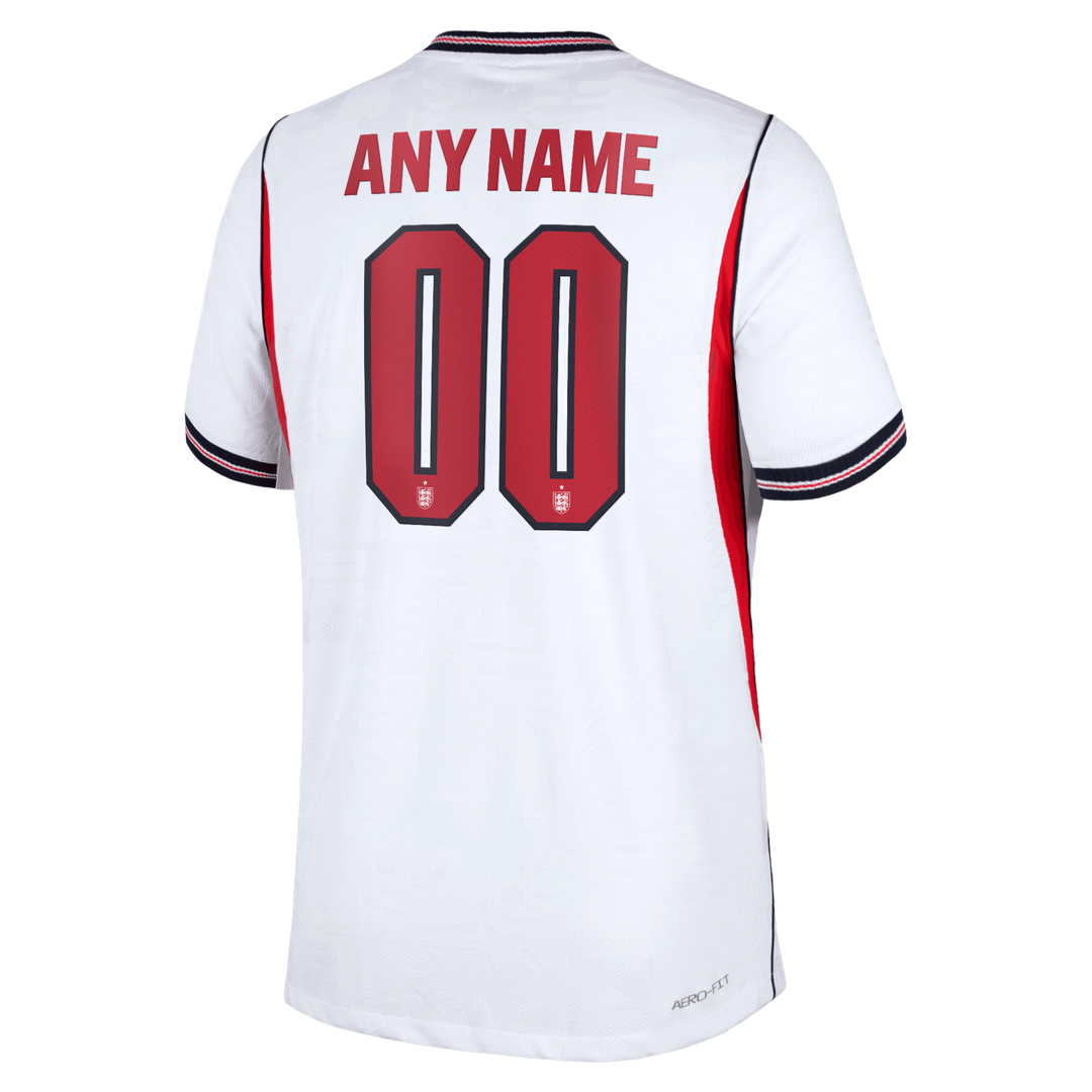 England National Team Nike 2026 Home Match Authentic Custom Jersey - White