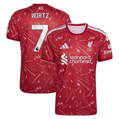 Florian Wirtz Liverpool adidas 2026/27 Home Replica Jersey - Red