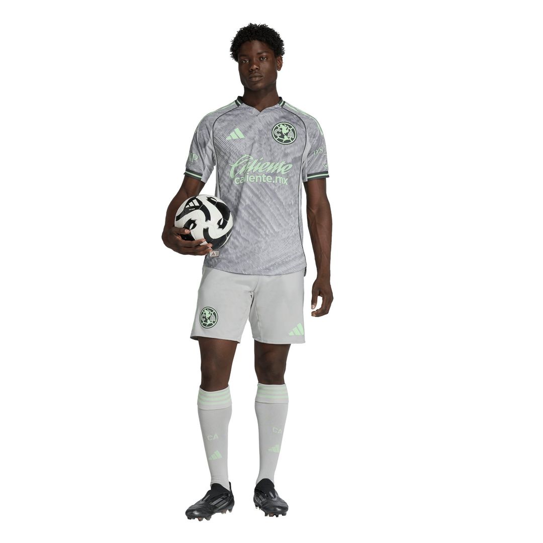 Club America adidas 2025 Third On Field Authentic Jersey - Gray