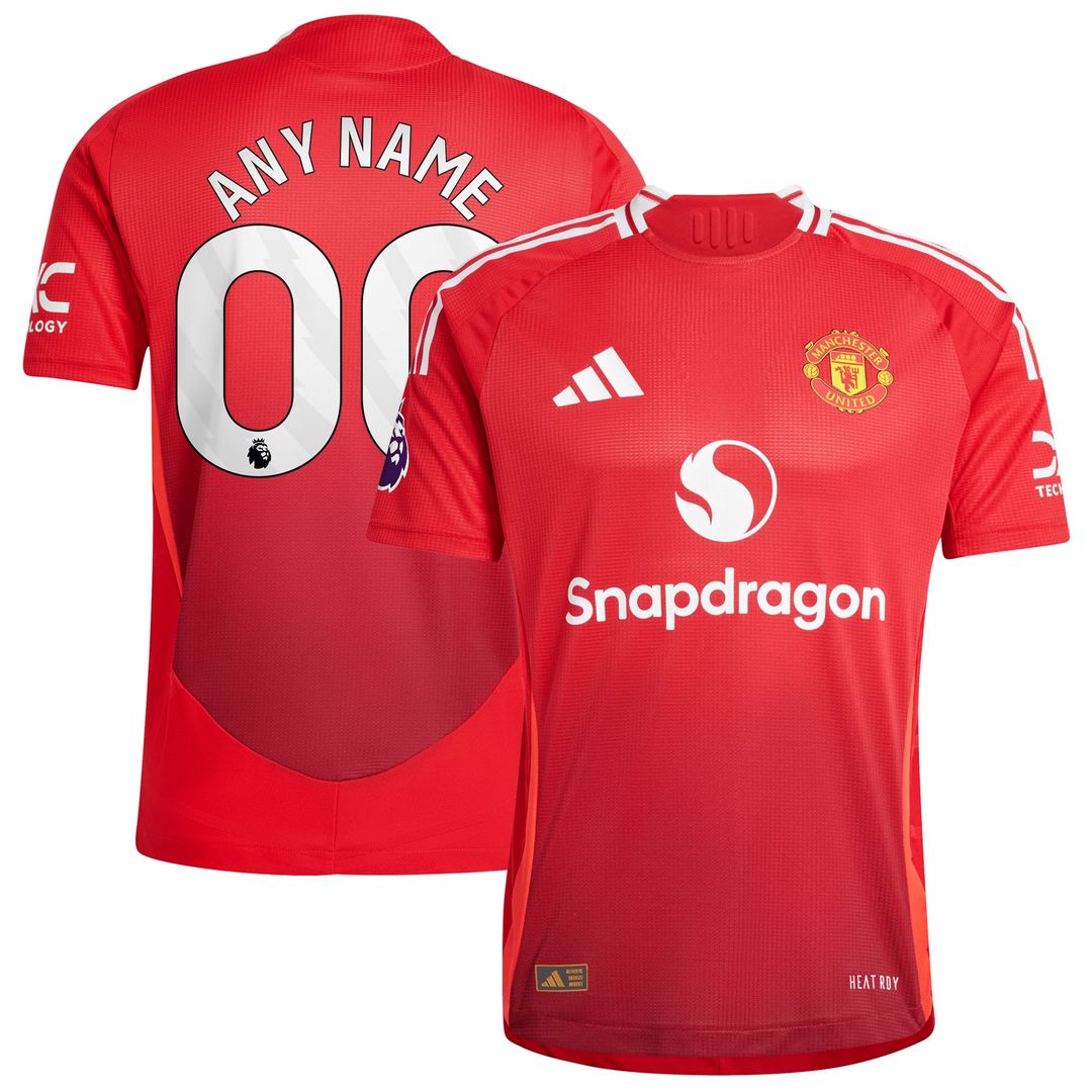 Manchester United adidas 2024/25 Away Authentic Custom Jersey - Navy