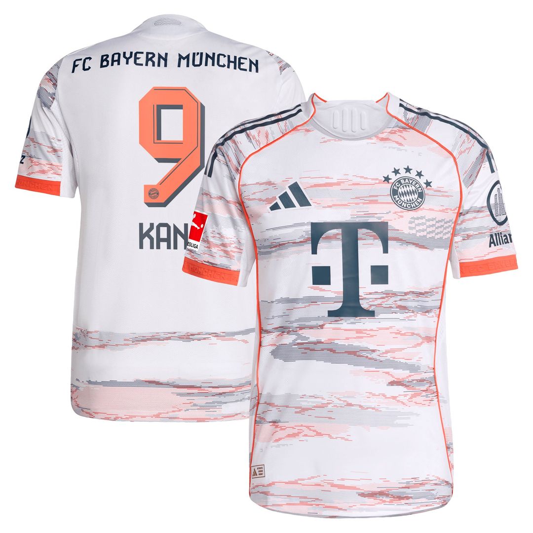 Harry Kane Bayern Munich adidas 2025/26 Away Authentic Player Jersey - White
