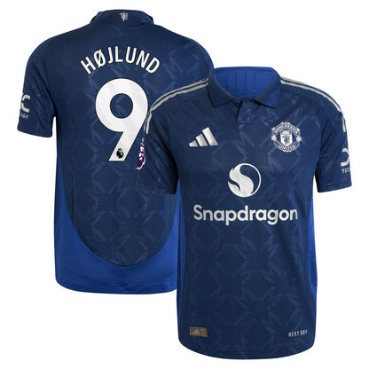 Rasmus Højlund Manchester United adidas 2024/25 Away Authentic Player Jersey - Navy