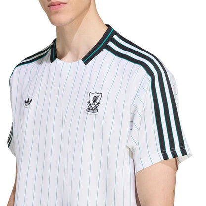 Liverpool adidas Terrace Icons Jersey - White