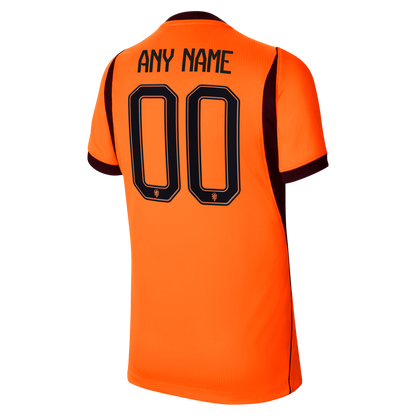 Netherlands National Team Nike Youth 2026 Home Stadium Replica Custom Jersey - Orange