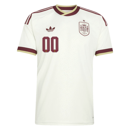 Spain National Team adidas 2026 Away Replica Custom Jersey - White