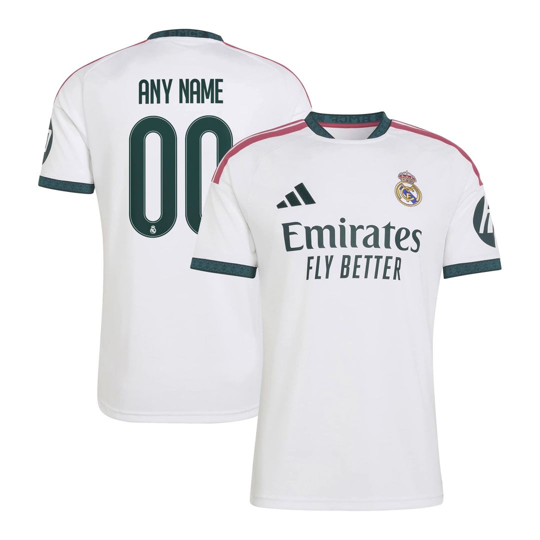 Real Madrid adidas 2026/27 Home Replica Custom Jersey - White