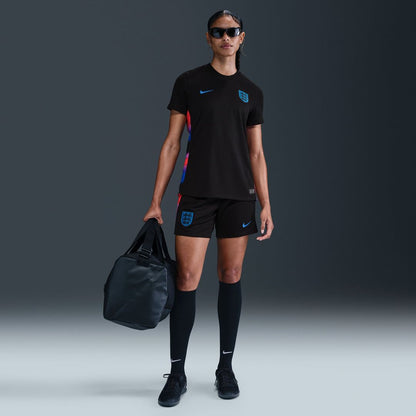 England Women's National Team Nike Women's 2025/26 Away Replica Jersey - Black
