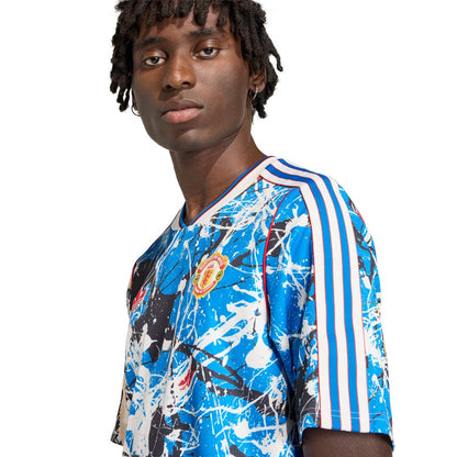 Manchester United X Stone Roses adidas Replica Jersey - Blue