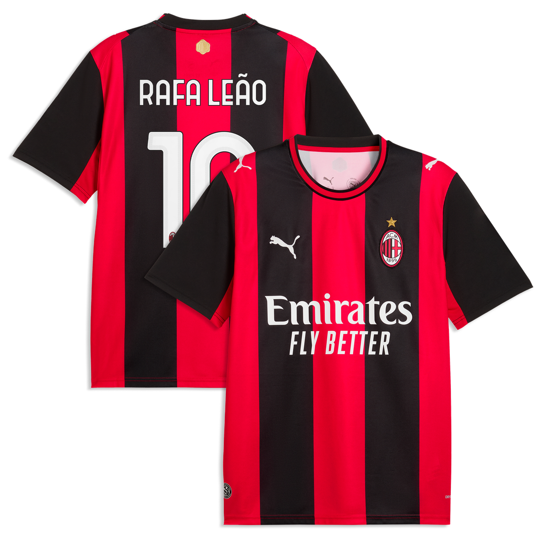 Rafael Leão AC Milan Puma 2026/27 Home Replica Jersey - Black/Red