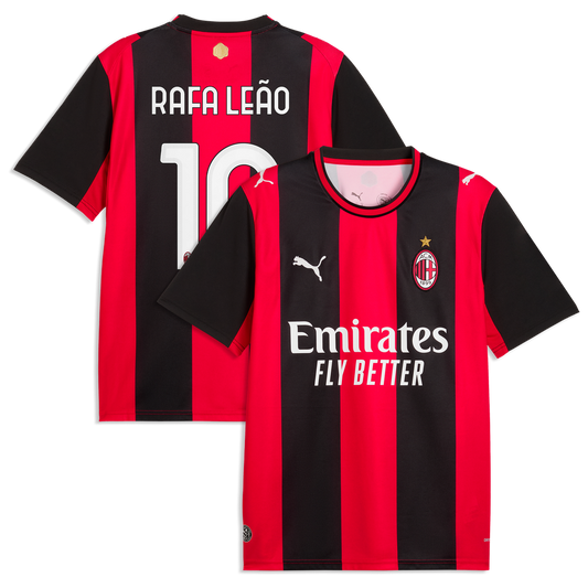 Rafael Leão AC Milan Puma 2026/27 Home Replica Jersey - Black/Red