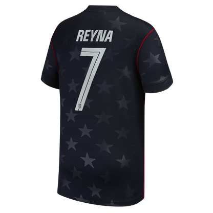 Giovanni Reyna USMNT Nike Youth 2026 Away Stadium Replica Jersey - Blue