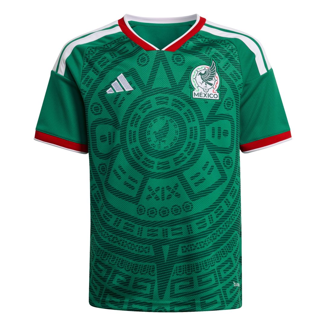 Mexico National Team adidas Youth 2026 Home Replica Jersey - Green