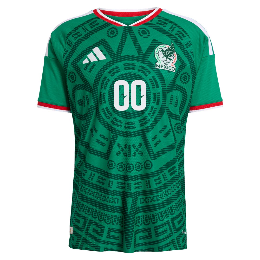 Mexico National Team adidas 2026 Home Authentic Custom Jersey - Green