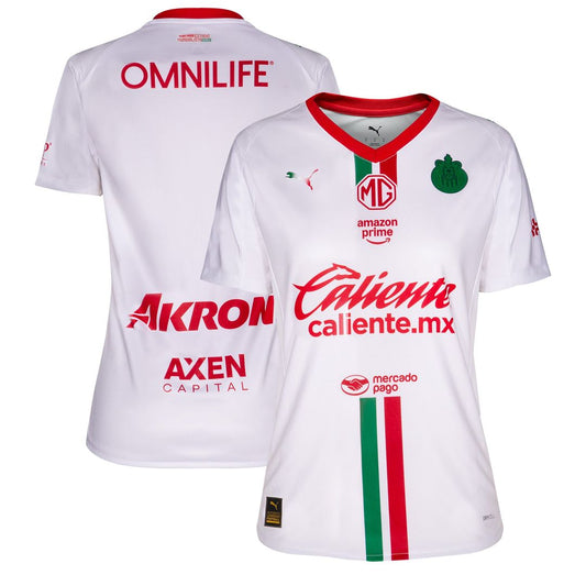 Chivas Puma Women's 2025/26 Away  Replica Jersey - White