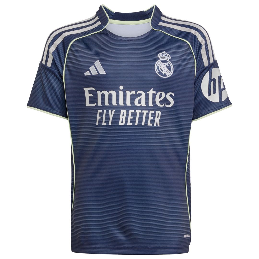 Real Madrid adidas Youth 2025/26 Away Replica Jersey - Blue
