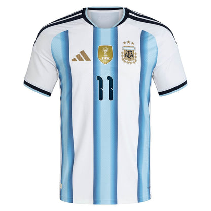 Angel Di Maria Argentina National Team adidas 2026 Away On-Field Authentic Jersey - Black