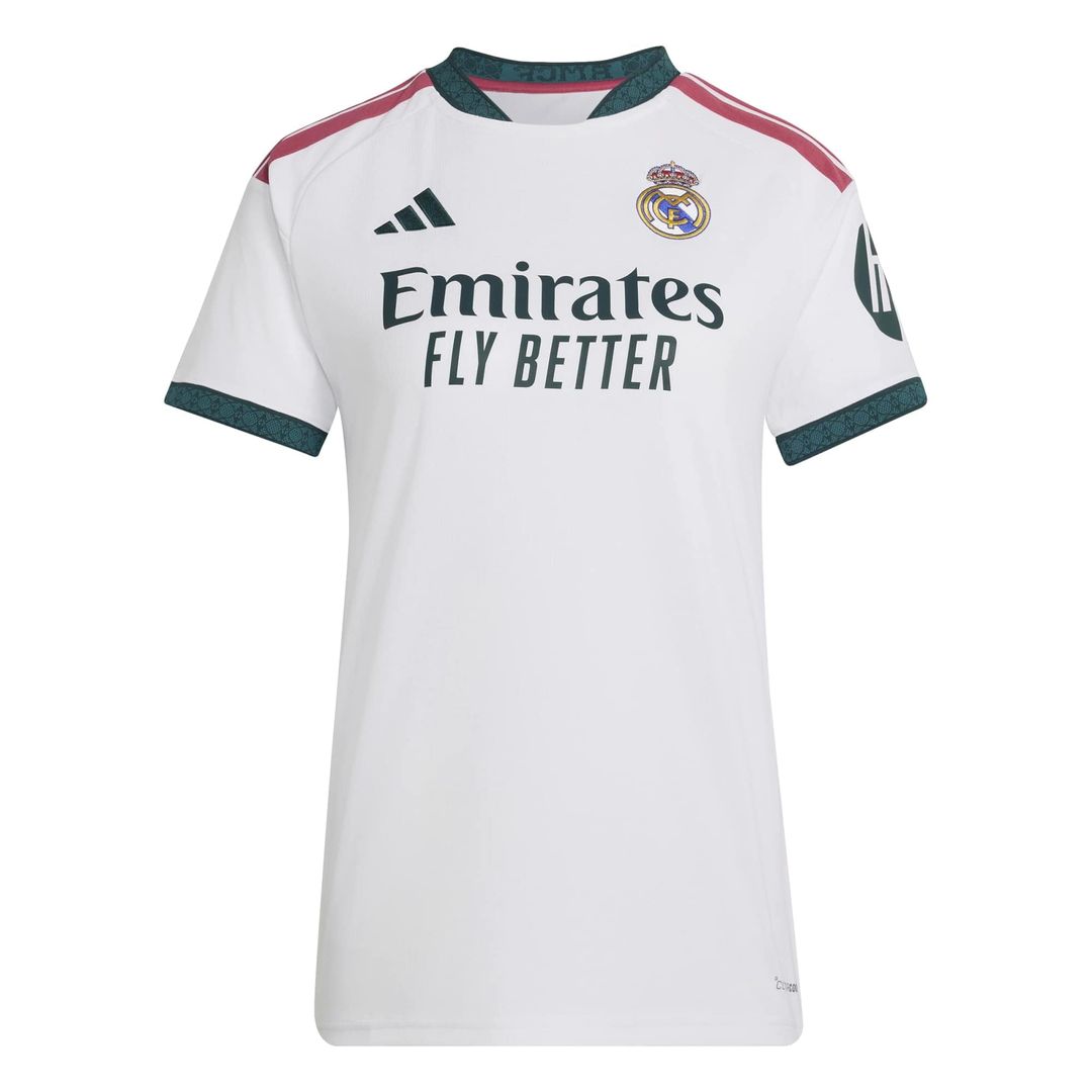 Real Madrid adidas Women's 2026/27 Home Replica Jersey - White