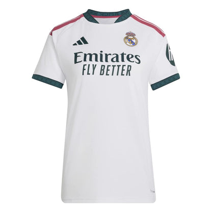 Real Madrid adidas Women's 2026/27 Home Replica Jersey - White