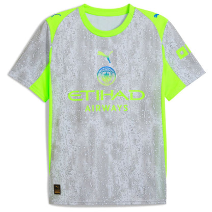 Manchester City Puma 2025/26 Third Replica Jersey - Green/Neon Green