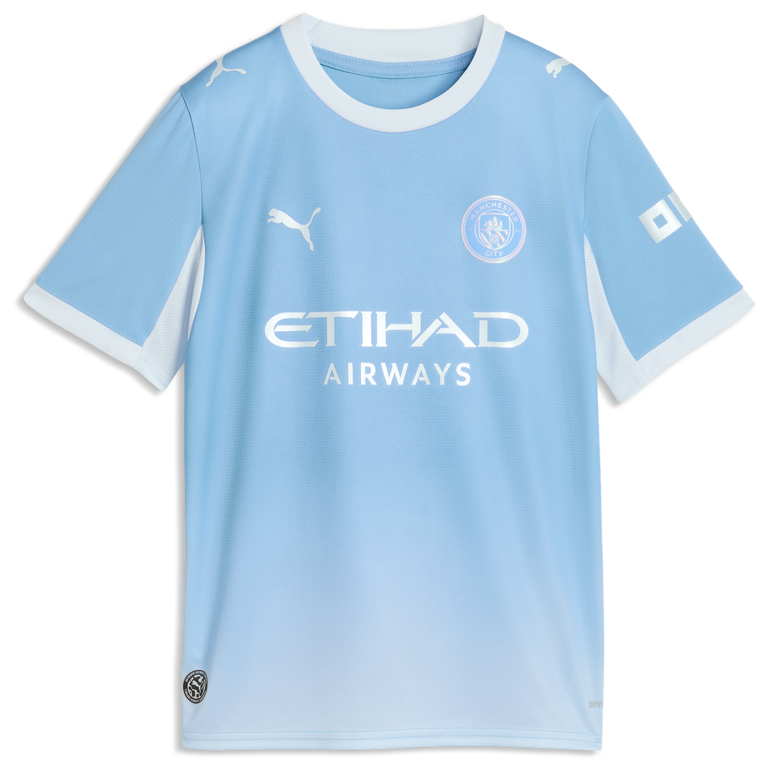 Manchester City Puma Youth 2026/27 Home Replica Custom Jersey - Light Blue