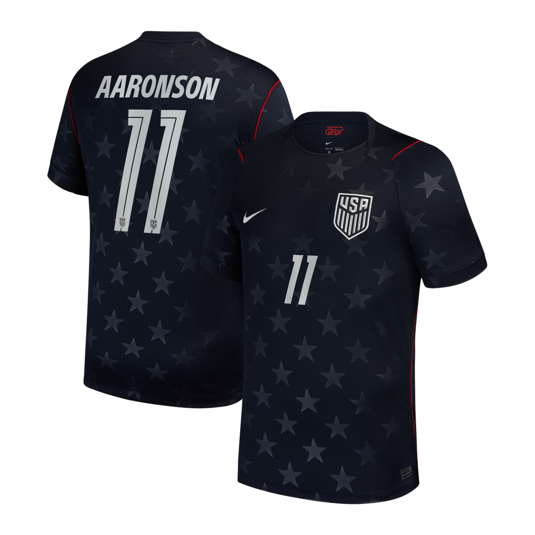 Brenden Aaronson USMNT Nike 2026/27 Away Stadium Replica Jersey - Blue