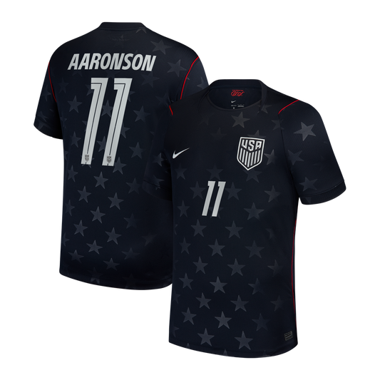 Brenden Aaronson USMNT Nike 2026/27 Away Stadium Replica Jersey - Blue